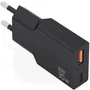 AISENS Cargador Ultra Delgado GaN 30W USB-C y USB-A Negro